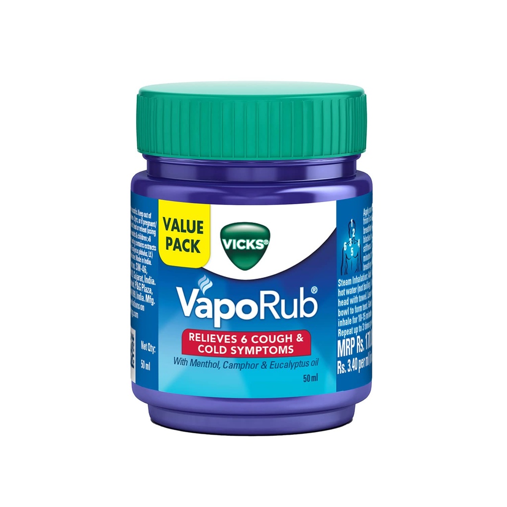 VICKS VAPORUB 50GM